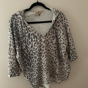 Cheetah Print Hoodie